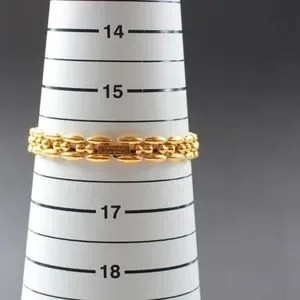 Gucci | Accessories | Gucci Metallic Bezel Luxury Gold Rope  display picture 1